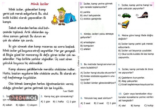 S N F Okuma Anlama Eduhol Etkinlik Ndir Oyun Oyna Test Z