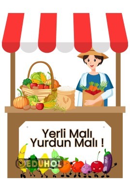 Yerli Malı Haftası Pano Eduhol Etkinlik İndir Oyun Oyna Test Çöz