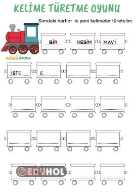 Kelime T Retme Oyunu Eduhol Etkinlik Ndir Oyun Oyna Test Z