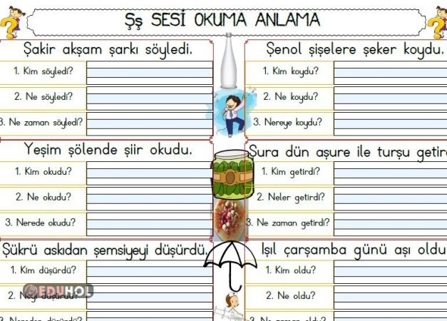 Sesi Okuma Anlama Al Mas Eduhol Etkinlik Ndir Oyun Oyna