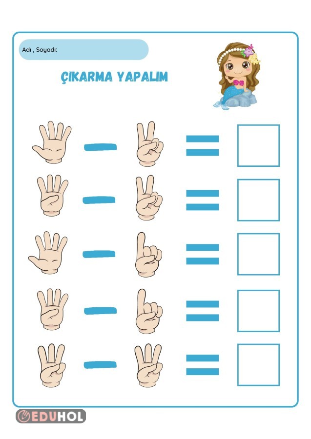 Parmakla Toplama Ve Çıkarma Eduhol Ders Videoları İzle Online Test