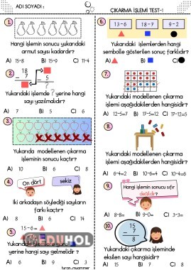 Karma Lemi Test Eduhol Etkinlik Ndir Oyun Oyna Test Z