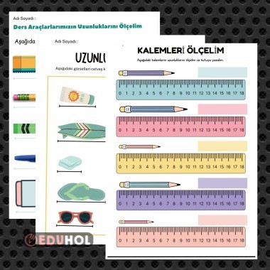 Uzunluk Ölçme Etkinlik Sayfala Eduhol Etkinlik İndir Oyun Oyna