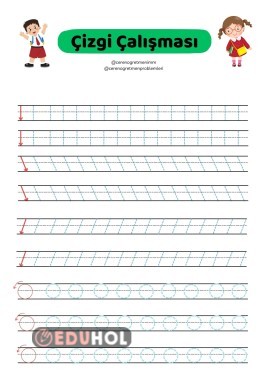 Çizgi Çalışması 4 Eduhol Etkinlik İndir Oyun Oyna Test Çöz Video İzle