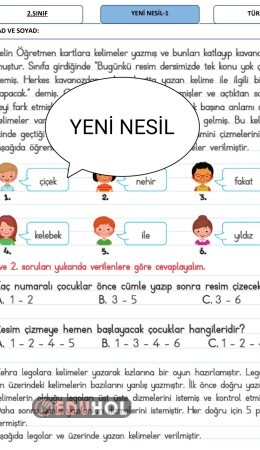 T Rk E Yeni Nesil Sorular Eduhol Etkinlik Ndir Oyun Oyna Test Z