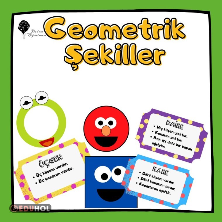 Geometrik Ekiller Pano Eduhol Ders Videolar Zle Online Test Z