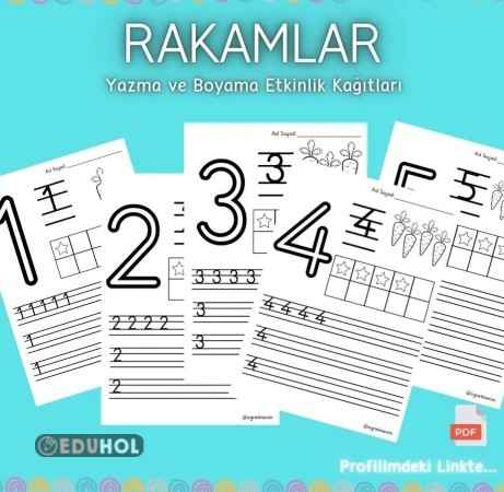 Rakamlar Etkinlik Sayfaları Eduhol Etkinlik İndir Oyun Oyna Test