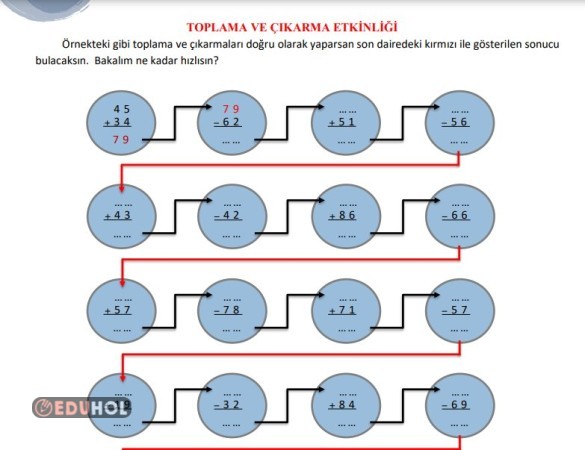 Toplama Ve Karma Etkinli I Eduhol Etkinlik Ndir Oyun Oyna