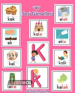 K Sesi Görselleri Eduhol Etkinlik İndir Oyun Oyna Test Çöz Video İzle