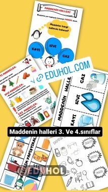 Maddenin Halleri Eduhol Etkinlik İndir Oyun Oyna Test Çöz Video İzle