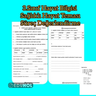 Sağlıklı Hayat Süreç Değerlend Eduhol Etkinlik İndir Oyun Oyna