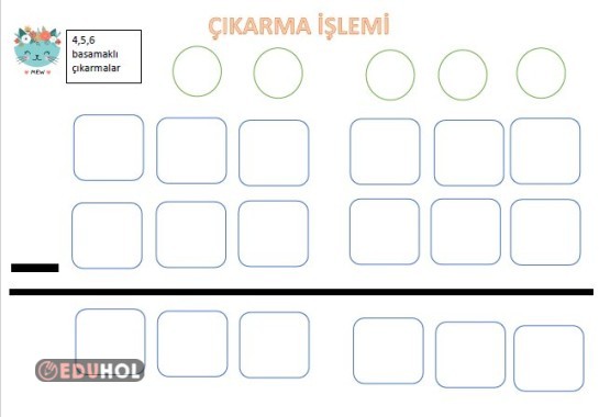 4 5 6 Basamaklı Çıkarma Yaz Si Eduhol Etkinlik İndir Oyun Oyna