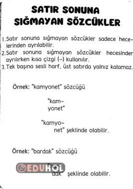 Satır Sonuna Sığmayan Kelimele Eduhol Etkinlik İndir Oyun Oyna