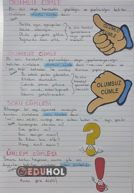 Olumlu Olumsuz Cümle Soru Cüml Eduhol Etkinlik İndir Oyun Oyna