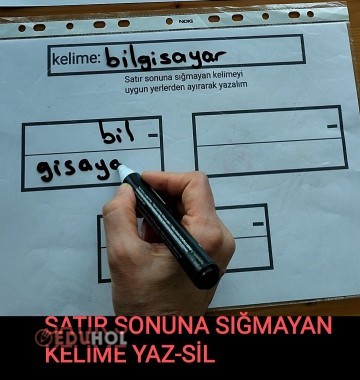 Satır Sonuna Sığmayan Kelimele Eduhol Etkinlik İndir Oyun Oyna