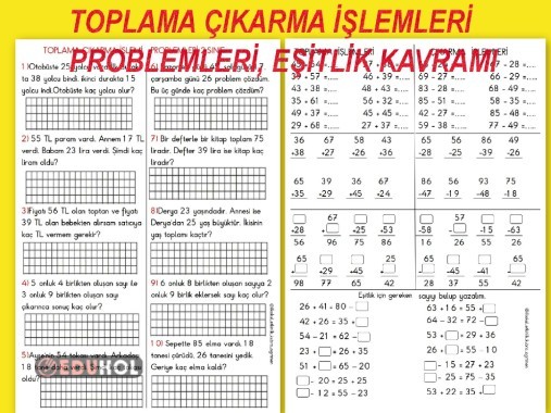 Toplama Çıkarma İşlemleri Pro Eduhol Etkinlik İndir Oyun Oyna