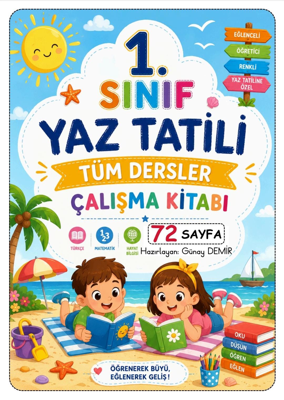 1. Sınıf YAZ TATİLİ Tüm Dersler Çalışma Kitabı