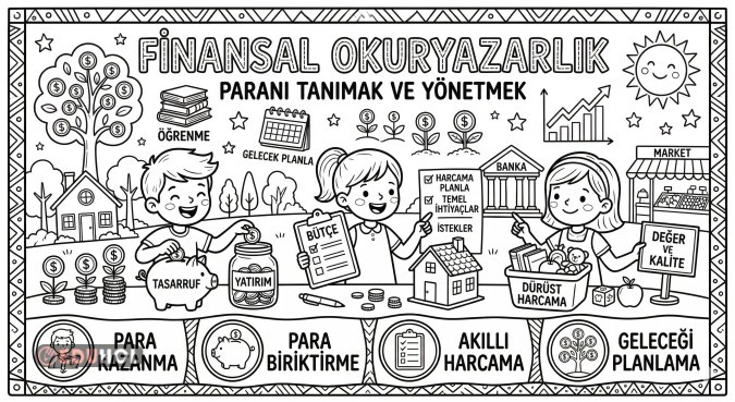 Finansal Okuryazarlık Boyama