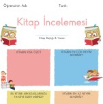 Kitap İncelemesi Çalışma Kağıdı