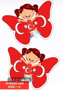 23 NİSAN CAM SÜSLEMELERİ🇹🇷✨️