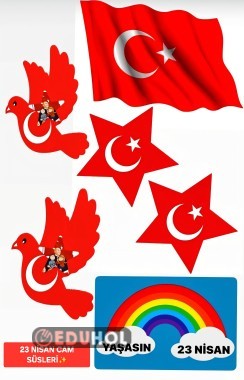 23 NİSAN CAM SÜSLERİ✨️🇹🇷