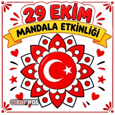 29 EKİM MANDALA🇹🇷🇹🇷🇹🇷