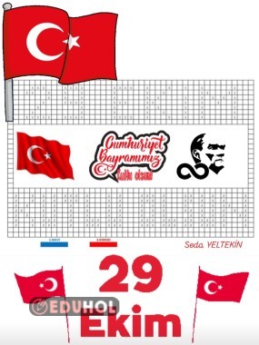 🇹🇷CUMHURİYET BAYRAMI KODLAMA🇹🇷