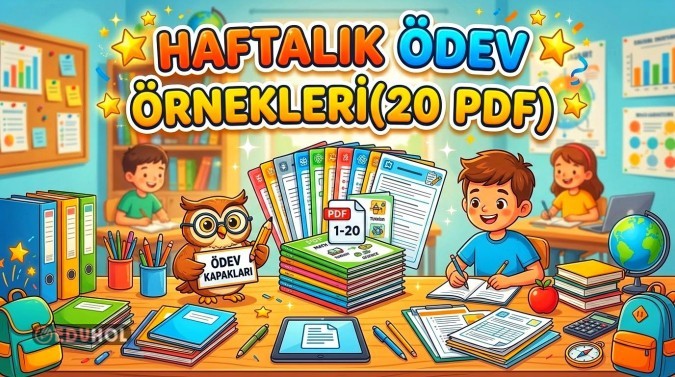 HAFTALIK ÖDEV ÖRNEKLERİ✨️✅️