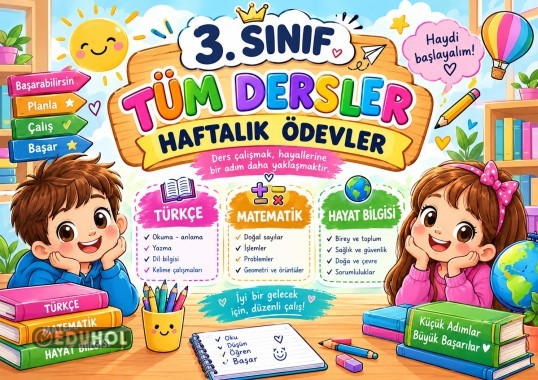 HAFTALIK ÖDEVLER💫💯