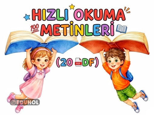 HIZLI OKUMA METİNLERİ(20 PDF✨️💯📕)