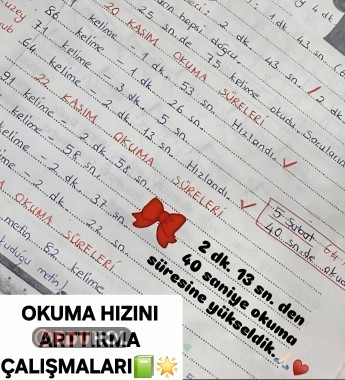OKUMA HIZINI ARTTIRAN ÇALIŞMALAR📗🌟
