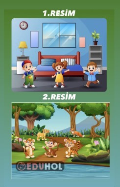 SERBEST ETKİNLİK- Görselde gördüklerini anlatma. 🌟