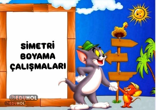 SİMETRİ TAMAMLA VE BOYAMA✨️💯10 PDF🌟