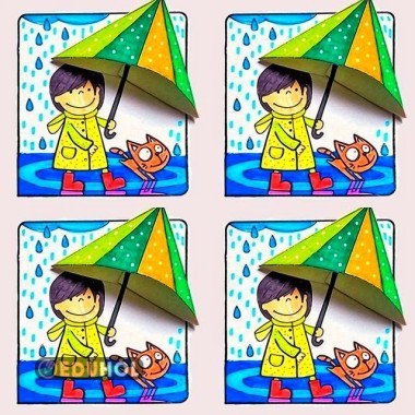 ÜÇ BOYUTLU ŞEMSİYE ETKİNLİĞİ☂️🌂