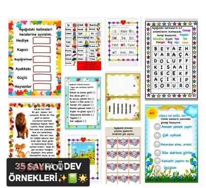 YARI YIL TATİLİ ÖDEVİ( 35 SAYFA)📗✨️