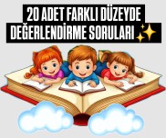 20 FARKLI ÖDEV VE DEĞERLENDİRME SORUSU✅️✨️