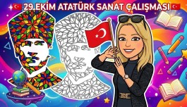 🇹🇷29 EKİM🇹🇷ATATÜRK SANAT ÇALIŞMASI✨️