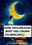 EVDE YAPILABİLECEK AKICI OKUMA ÇALIŞMALARI📗🌟✅️✨️