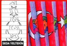 TÜRK BAYRAĞI GÖRSEL SANATLAR🇹🇷✨️🫶🏻