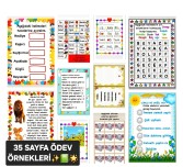 YARI YIL TATİLİ ÖDEVİ( 35 SAYFA)📗✨️