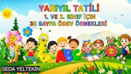 YARIYIL TATİLİ ÖDEVLERİ✅️✨️