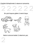 2 Rakamı Çalışma Sayfası