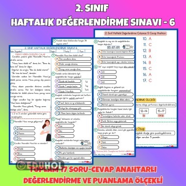 2. SINIF HAFTALIK DEĞERLENDİRME SINAVI 6