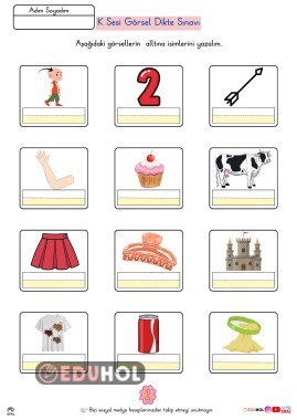 K SESİ GÖRSEL DİKTE SINAVI