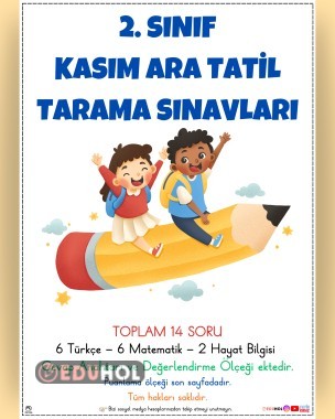 Kasım Ara Tatil Tarama Sınavı 1 (2. Sınıf)