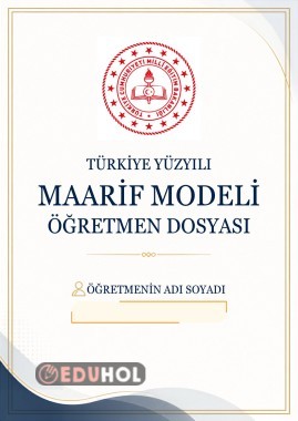 Yeni Maarif Model Öğretmen Dosyası Kapaklar