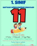 1. SINIF HAFTALIK DEĞERLENDİRME SINAVI 11