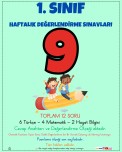 1. SINIF HAFTALIK DEĞERLENDİRME SINAVI 9