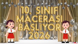 10. Sınıf Macerası Başlıyor Dijital Pano 32