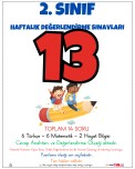 2. SINIF HAFTALIK DEĞERLENDİRME SINAVI 13